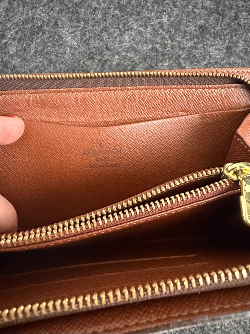 Louis Vuitton Monogram Canvas Long Zip Wallet VGUC - Picture 5 of 15